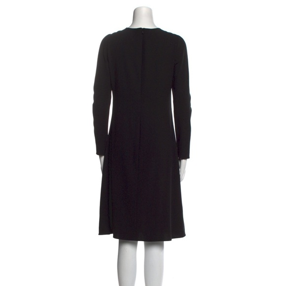 Nwt Cynthia Rowley Waverly Crepe Tie Neck Dress - Picture 7 of 12